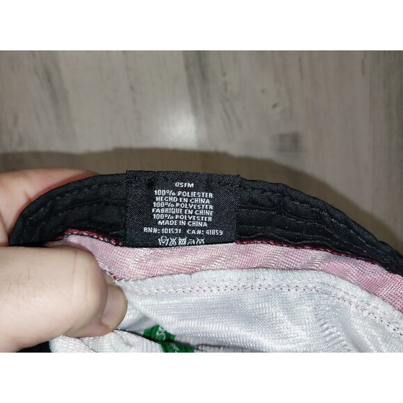 LRG Lifted Research Group Green Flower Black Bucket Hat One Size Fits Most - Picture 5 of 5